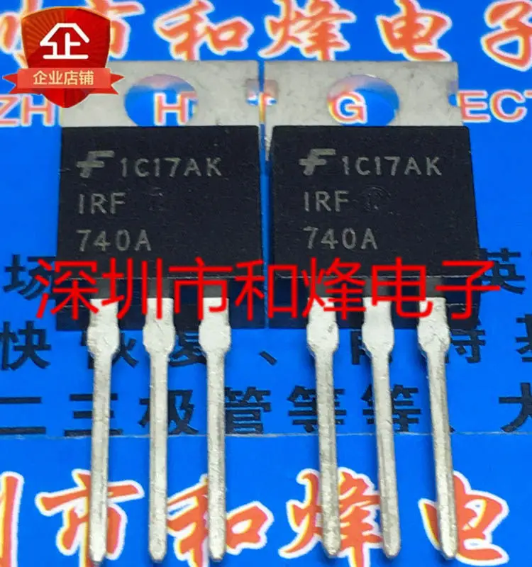 5pcs  IRF740A TO-220 MOS 400V 10A