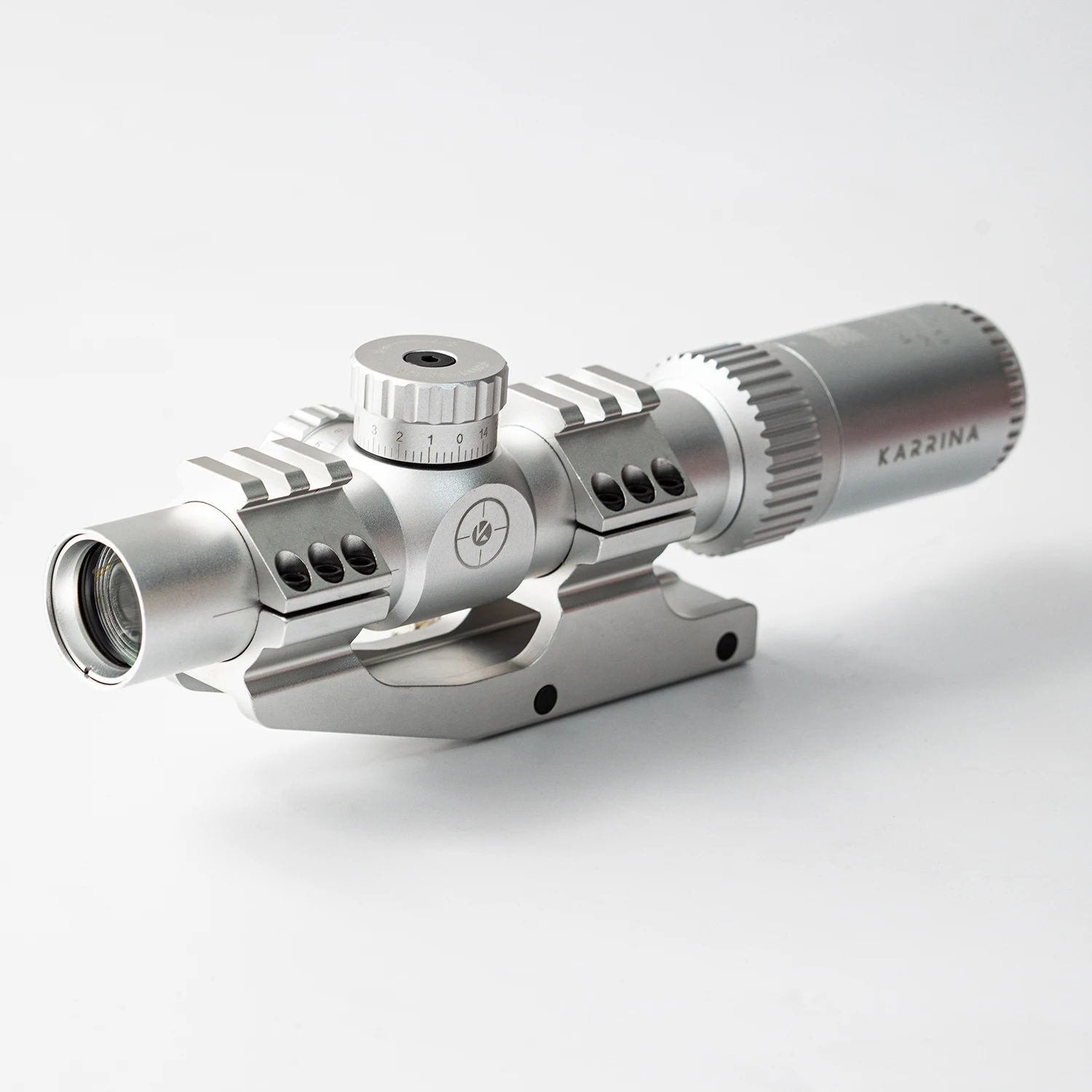 

Tactical KARRINA 1.2-6X24 IR Compact Scope Mil Dot Red Illuminated Original 30mm Tube Riflescope Lock Reset Hunting Sight