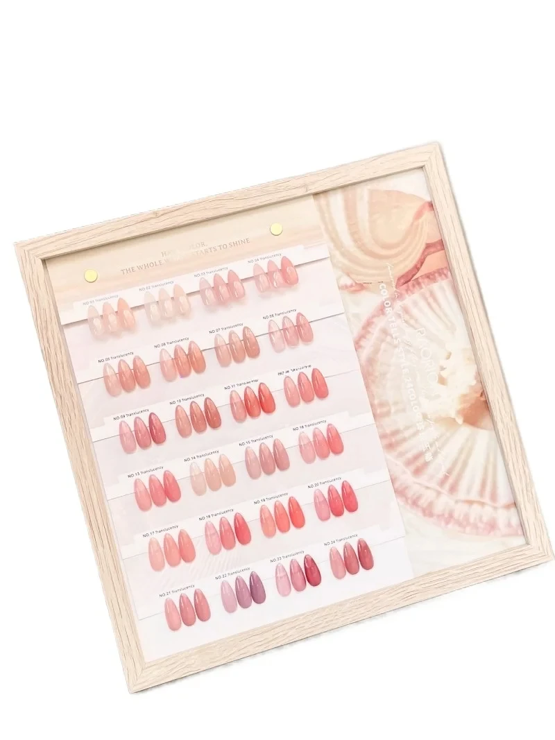 

Ice Transparent Nail Polish Glue 24-color Set 2024 New Popular Color Nude Jade Fat Color Ice Transparent Versatile Nail Polish