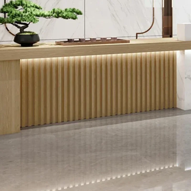 Korean Table Reception Salon Counter Clothing Store Office Desks Cash Register Business Professional Service Unique Furniture