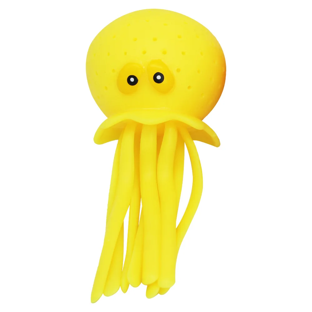 Baby Bath Toys Sponge Water Absorbing Octopus Squeezing Stress Relief Toys Summer Swimming Play Water Toy for Children