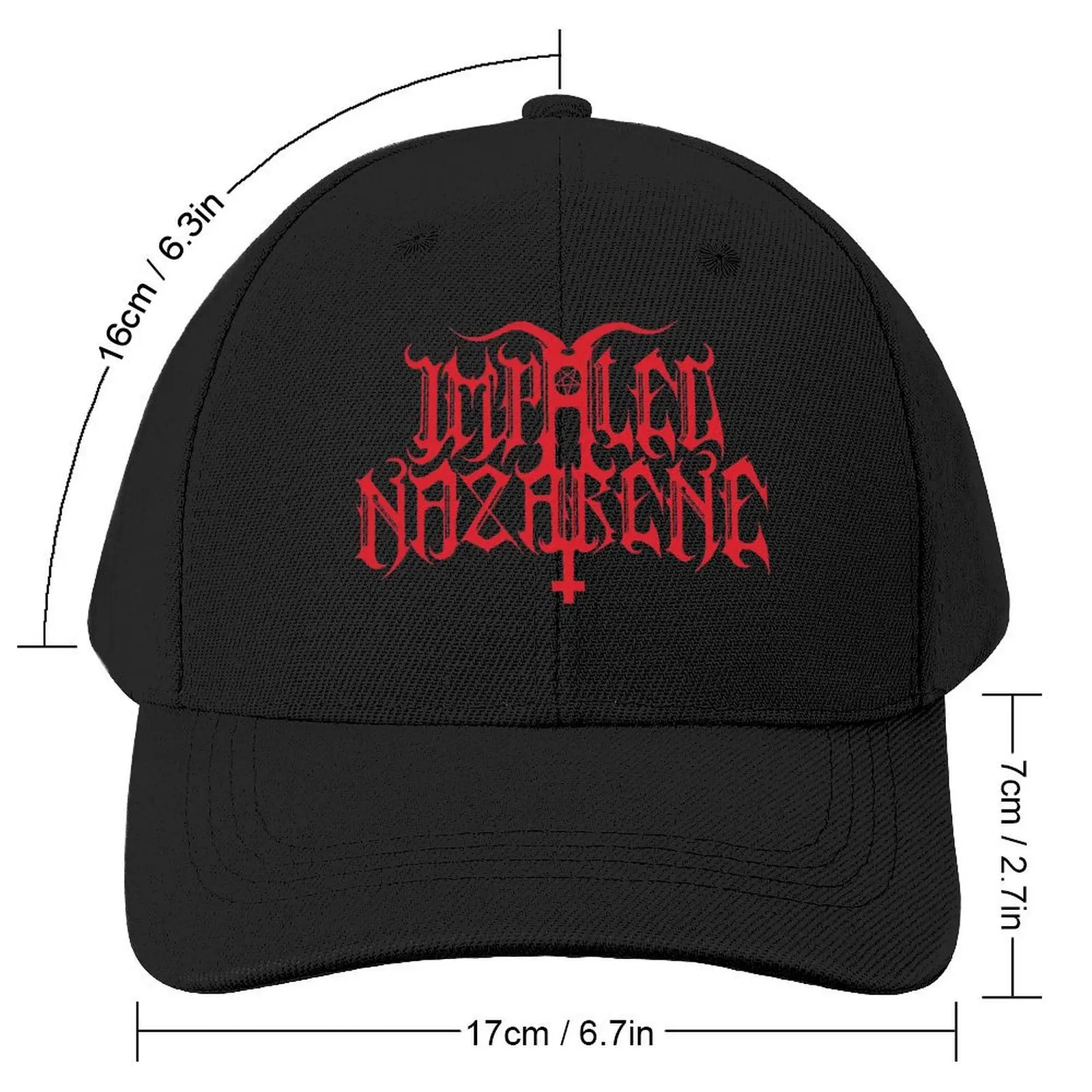 Impaled Nazarene (Transparent) Red Baseball Cap tea Hat Snapback Cap Fluffy Hat hard hat Golf Women Men's