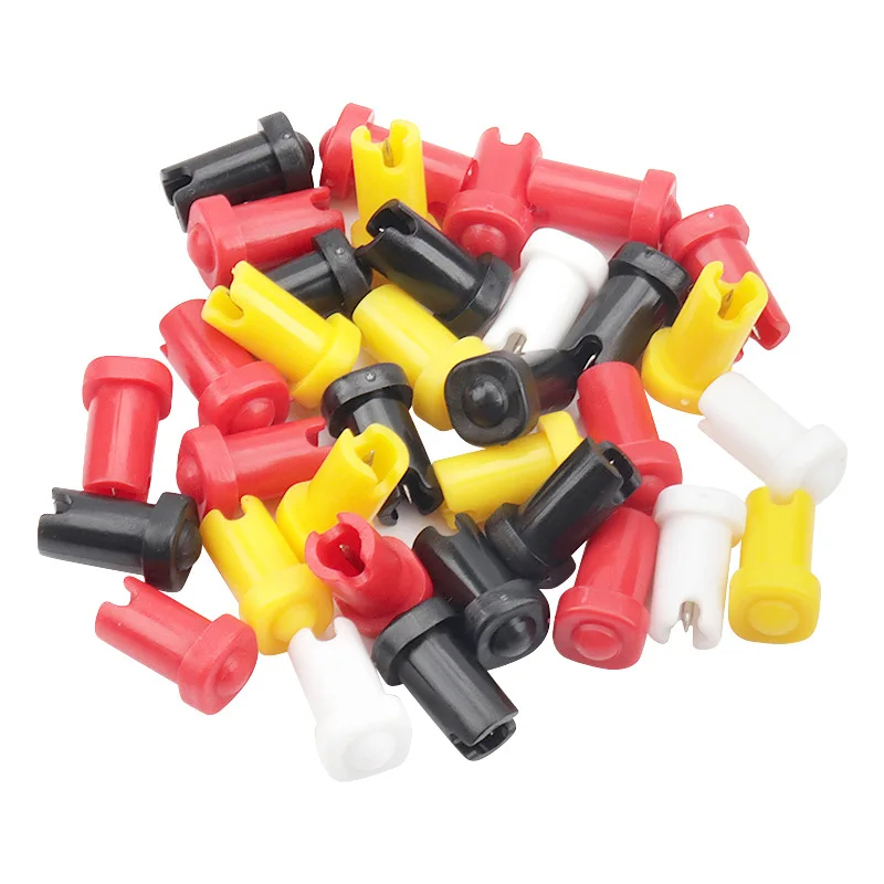 50Pcs Universal Lash Glue Bottle Blocking Needle Replacement Eyelash Extensions Glue Mouth Head Plug Caps Opener Makeup Supplies