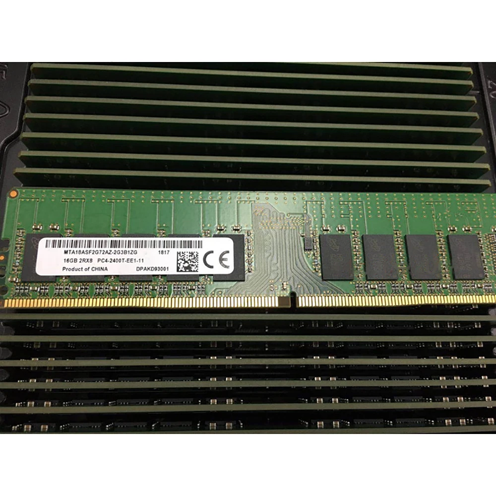 Imagem -04 - Memória do Servidor 16g 16gb 2rx8 Pc4-2400t Ddr4 2400 Ddr4 Ecc para mt Ram Alta Qualidade Navio Rápido Mta18asf2g72az2g3b1zg