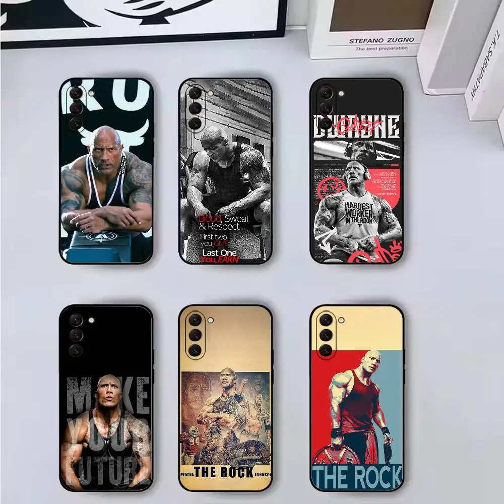 

The Rock D-Dwayne Johnson Phone Case Black Silicone Soft For Samsung Galaxy A73,A72,A71,A70,A53,A52,A51