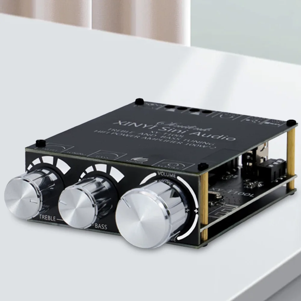 

TPA3116D2 BT 5,0 плата усилителя мощности звука 2x100 Вт плата стереоусилителя плата усилителя мощности стерео регулировка высоких и низких частот