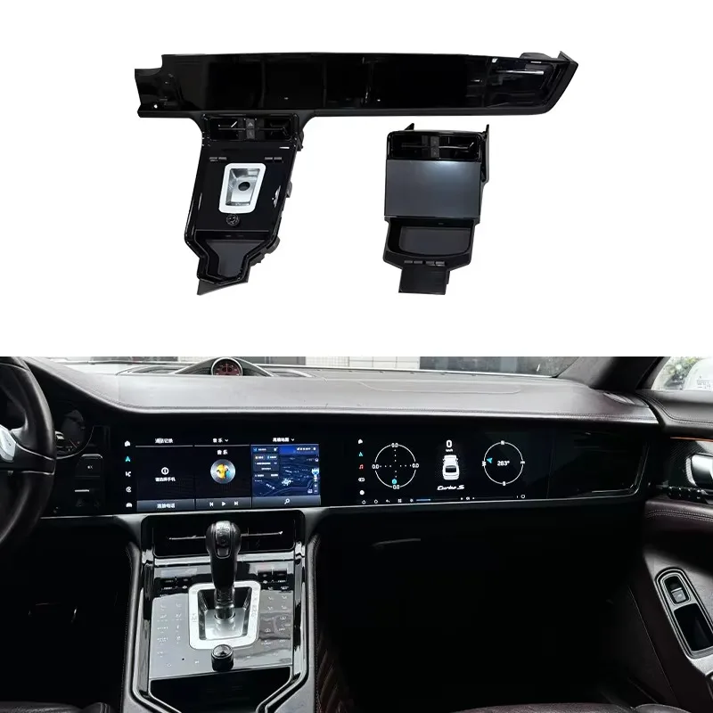 2009-2016 Car Modification Upgrade 2025 Interior Screen Saddle air Conditioning Panel for Panamera 970