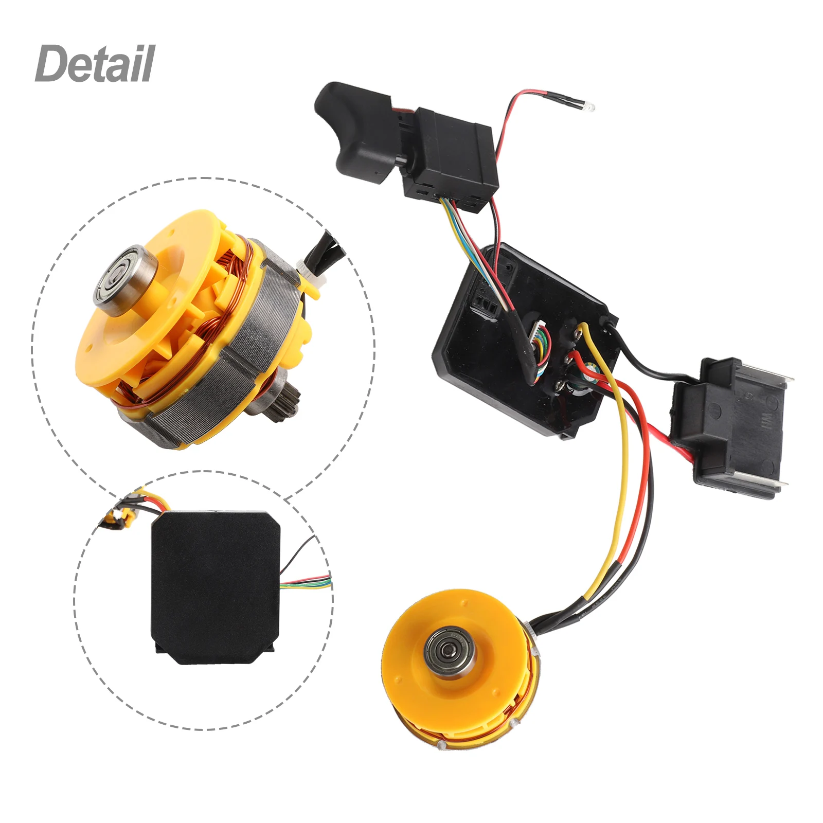 Control Board For Motor Assembly Electric Wrench Control Board Pin Motherboard Accessories Brand New Brushless