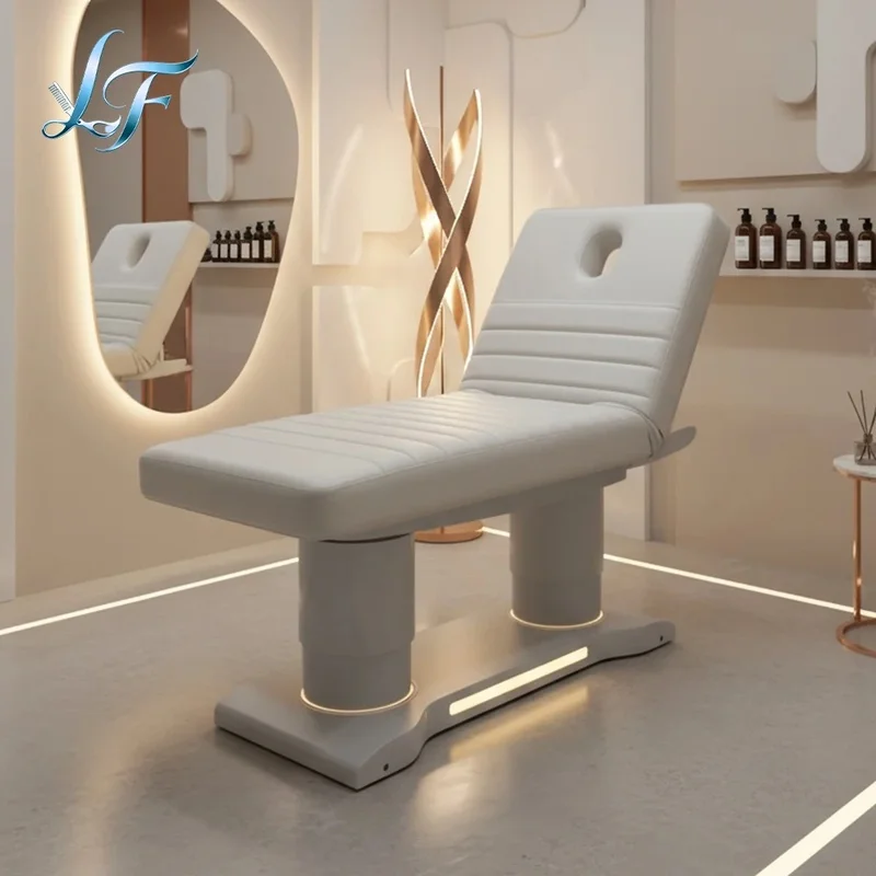 Luxury Hot Selling Electric Lash Bed Beauty Salon Massage Table and Bed for Lash Extension Facial Spa Bed Esthetican Stretcher