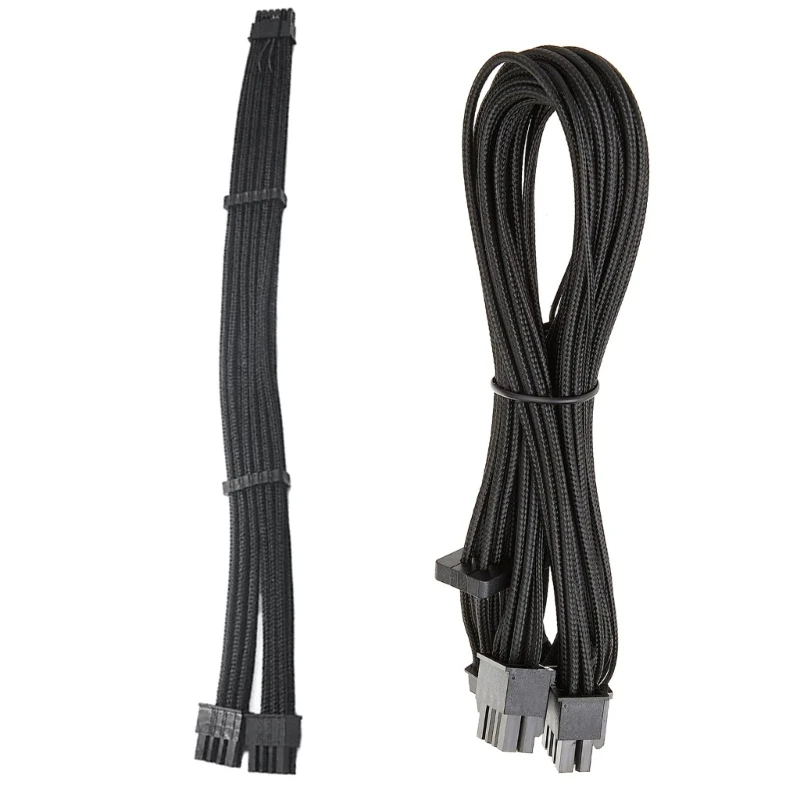 

for RTX4000 Series 2x 8Pin Male to PCIE5.0 12+4 16Pin 12+4Pin Video Card Cable 12VHPWR PCIE5.0 Cable CPU PSUs Cord