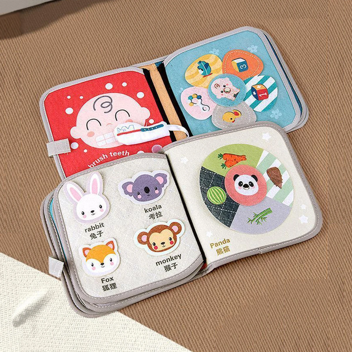 아기 동물 퍼즐, 찢을 수 없는 조기 교육 천 책, 몽준리, 부모와 자녀 상호 작용, 찢어짐