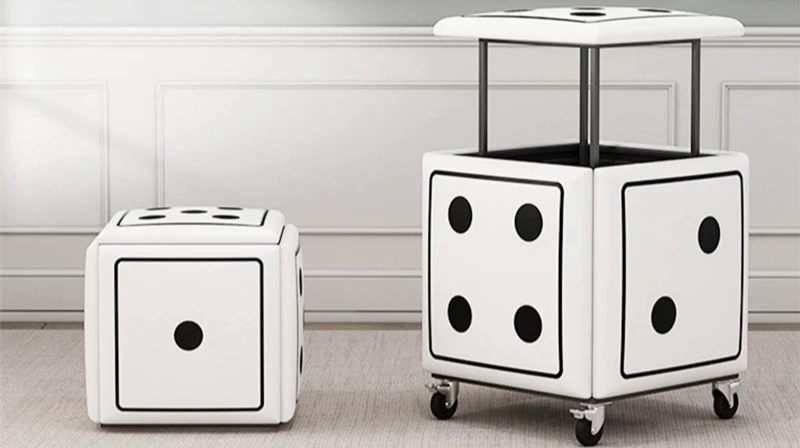 

Creative storage household stool multi-functional coffee table combination chair five-in-one