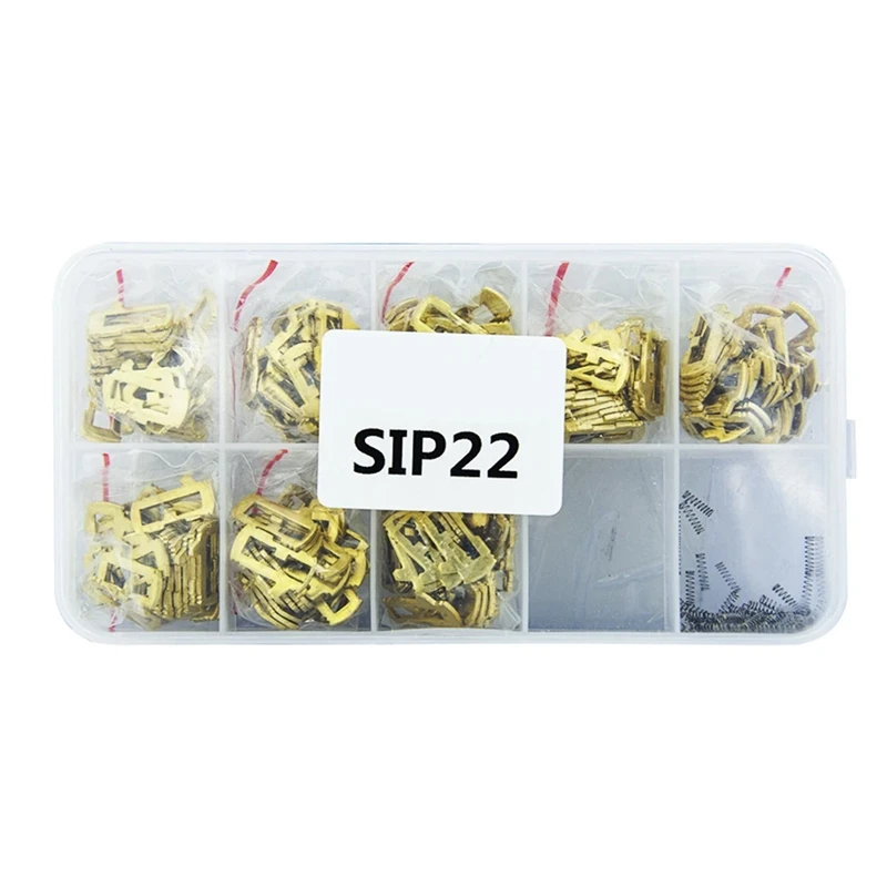 200Pcs/Lot Brass SIP22 Car Lock Repair Accessories Car Lock Reed Lock Plate For Fiat 8 Types Each 25Pcs Replacement Parts