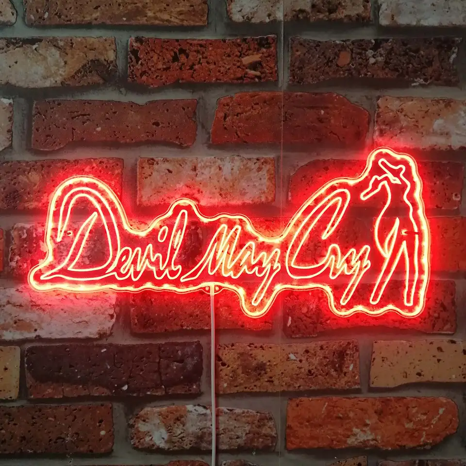 デビルメイクライ　LED ネオンサイン Devil May Cry Neon LED Sign RGB Acrylic