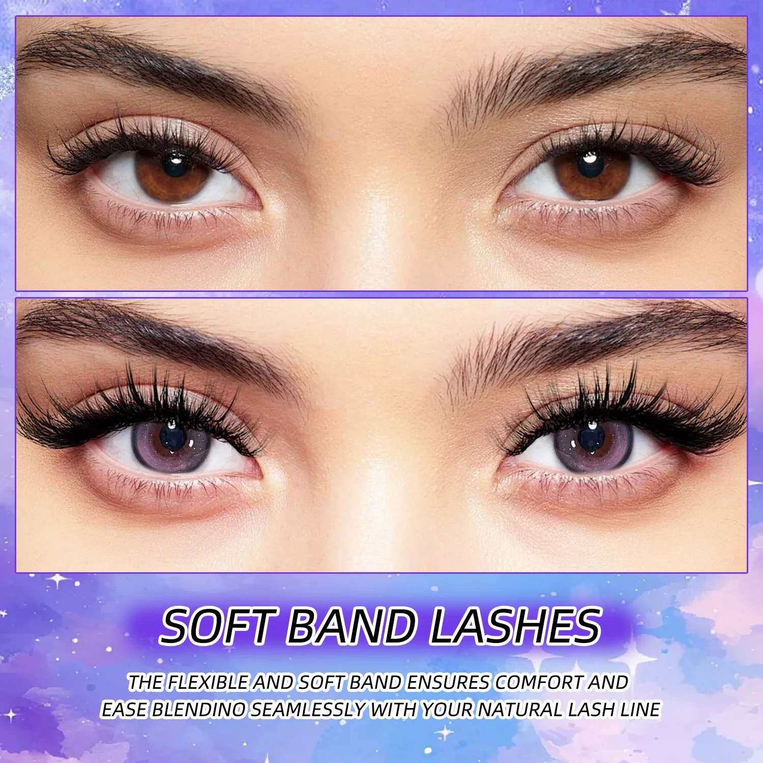 200-teiliges D-Curl-Wimperncluster-Set mit 30D40D80D und 80D stacheligen, natürlichen Wimpern mit voluminösem Volumen – Detail 8