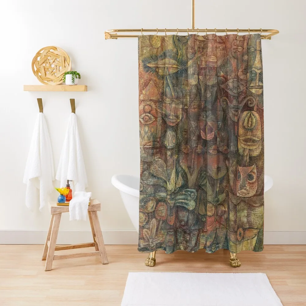 

Strange Garden, Paul Klee Shower Curtain Bathroom Shower Luxury Bathroom Shower Anime Window Curtain