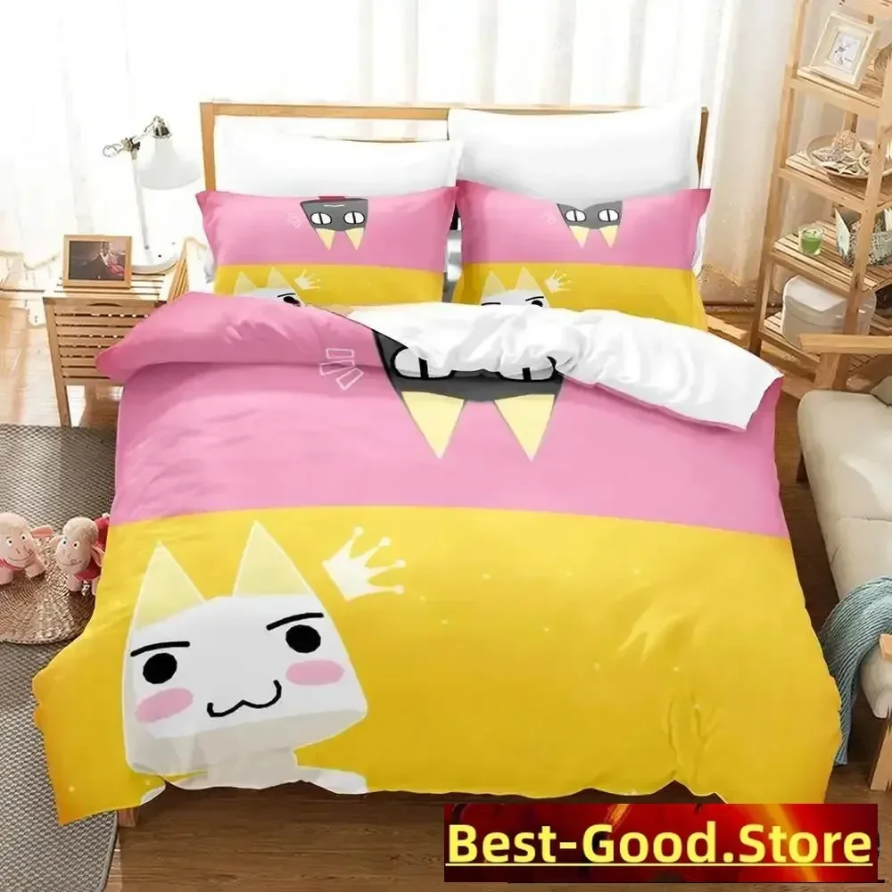 Cute Inoue Toro Bedding Set Single Twin Full Queen King Size Bed Set Adult Kid Bedroom Duvet cover Sets 3D Anime Bed Sheet Set