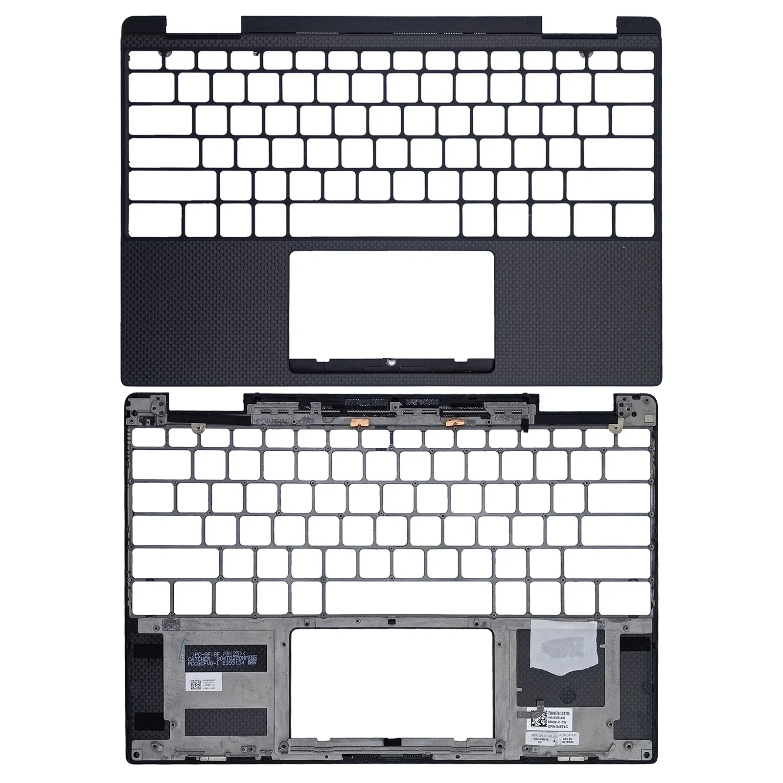 

045T4C Для XPS 13 7390 2-в-1 XPS 9310 2-в-1: Верхний корпус ноутбука, подставка для рук, верхняя крышка, рамка, C-крышка 45T4C