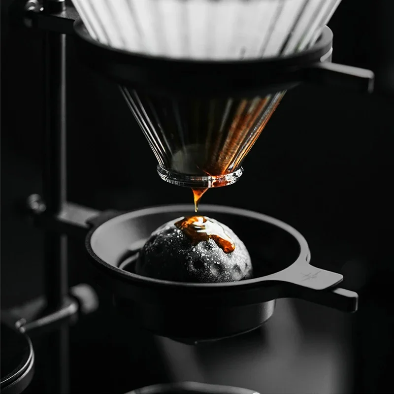 

2025 New MHW-3BOMBER Aluminum Alloy Dripper Stand Stainless Steel Ice Ball Stand Smooth Coffee Chilling Ball Home Coffee Tools