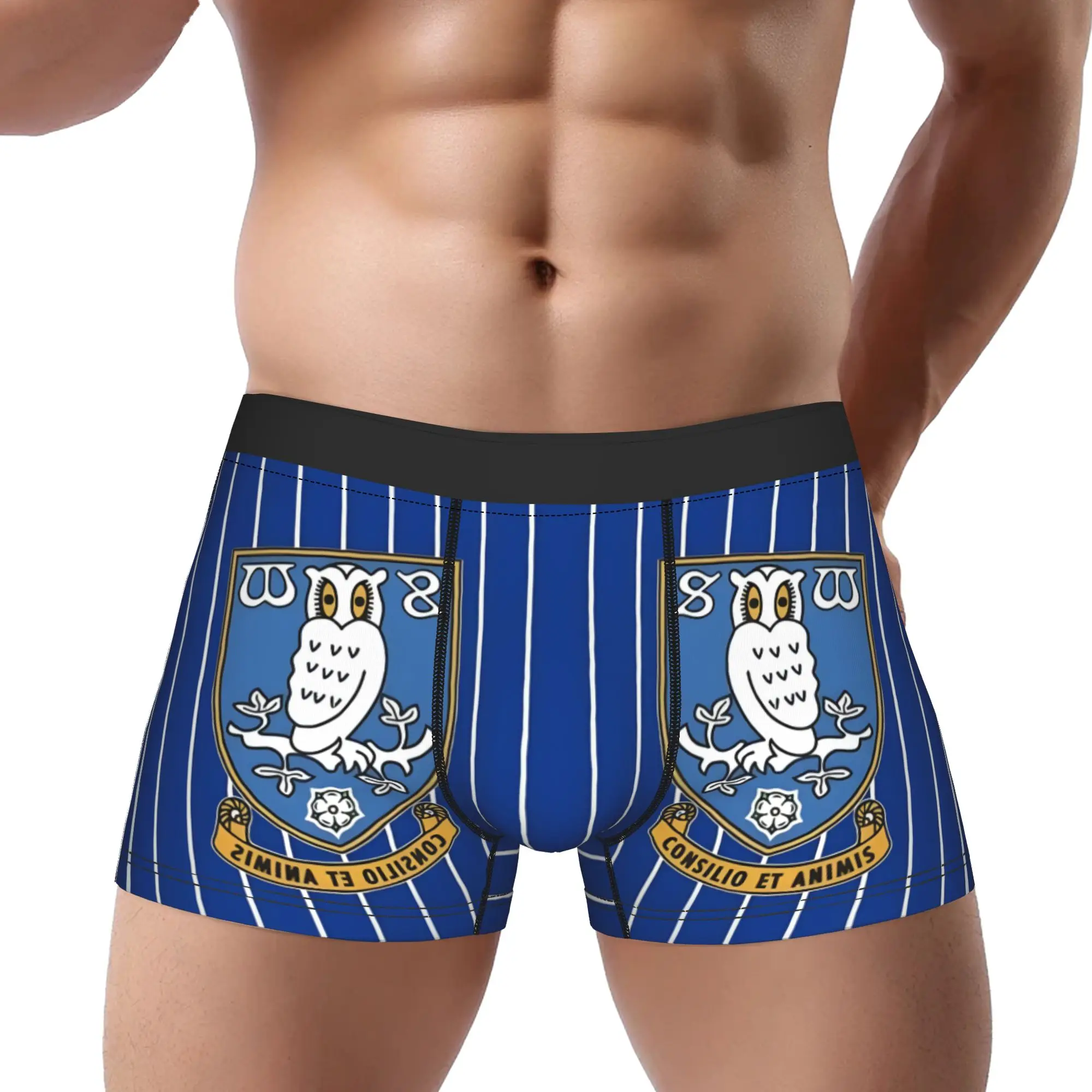 

adults 18 plus boxers Sheffield Wednesday (2) Underpants Breathbale Panties Men's Underwear Sexy Shorts Boxer Briefs