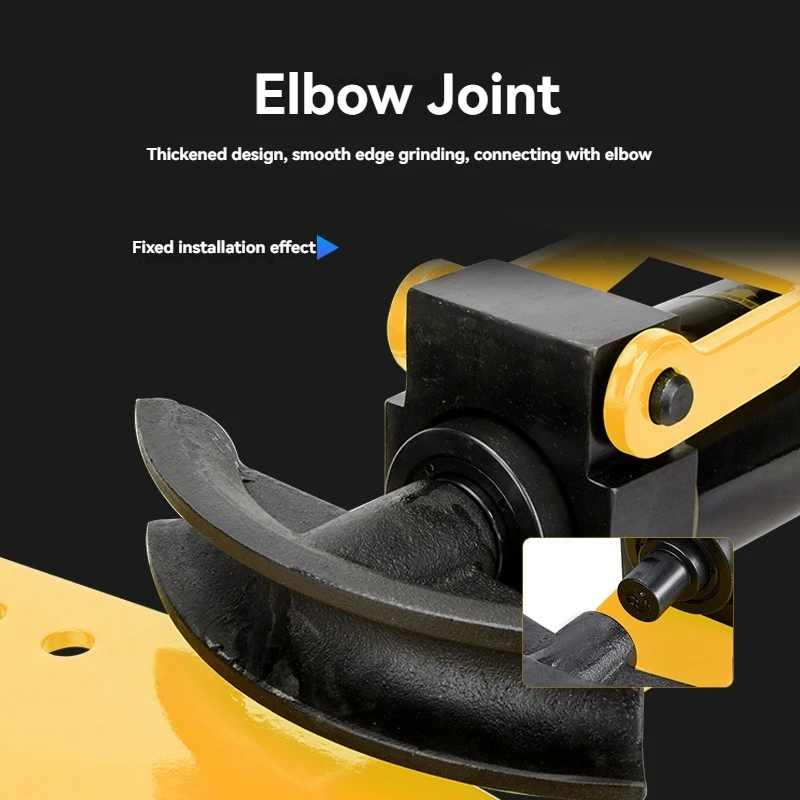 Durable Integrated Manual Hydraulic Bender Heavy Duty Machine for Industrial Metal Pipe Bending Construction Plumbing Work