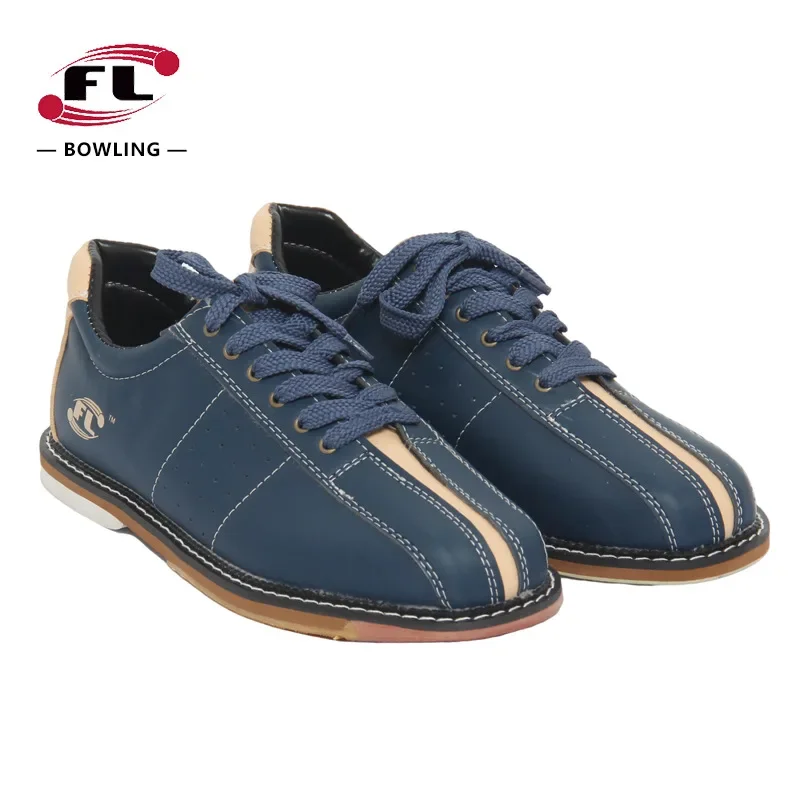 Zapatos de bolos profesionales para hombre y mujer, zapatillas de bolos de cuero PU, calzado deportivo informal Unisex, zapatos de entrenamiento