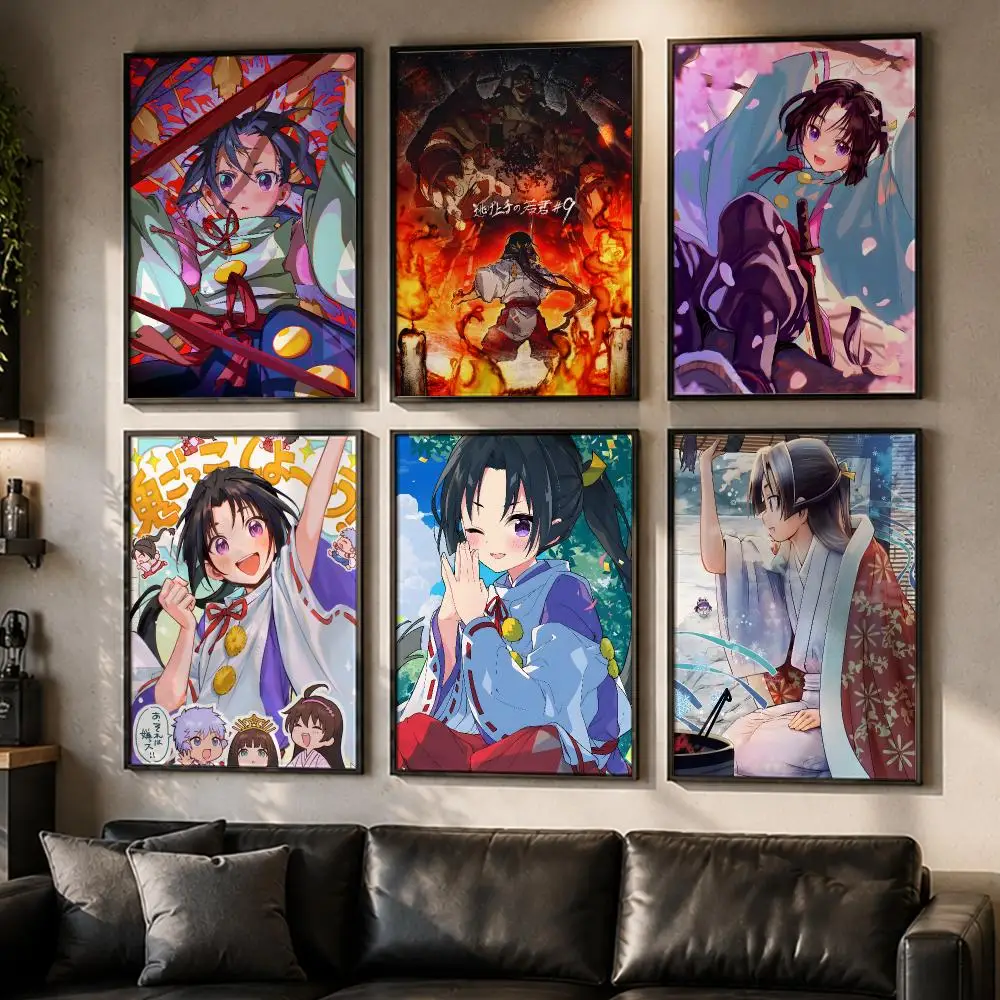 Trending Anime The Elusive Samurai Poster No Glue Residue Self-Adhesive Art Poster Wall Decor for Bedroom Living Room