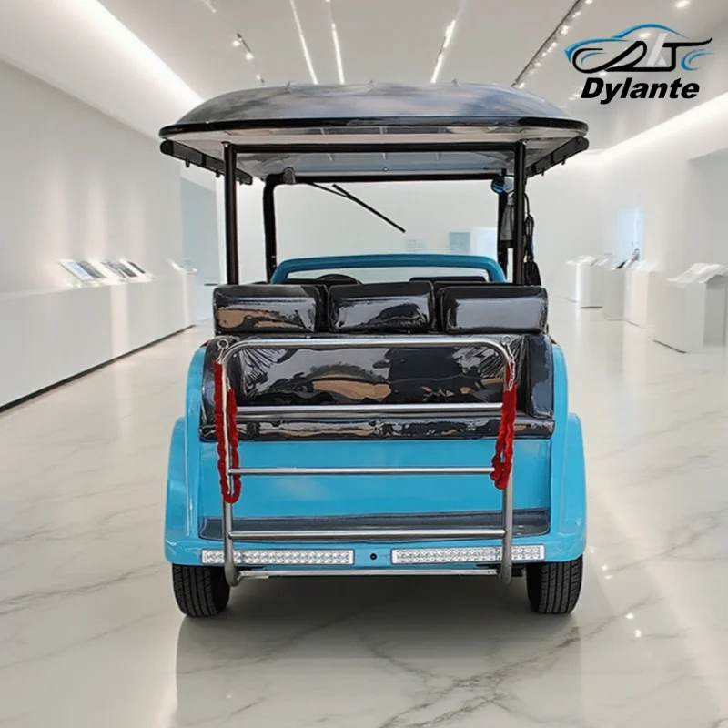Newest Lithium Battery Antique Self-Propelled Car 72V Electric Scooter Luxurious Electric Antique Tour Bus For Adults