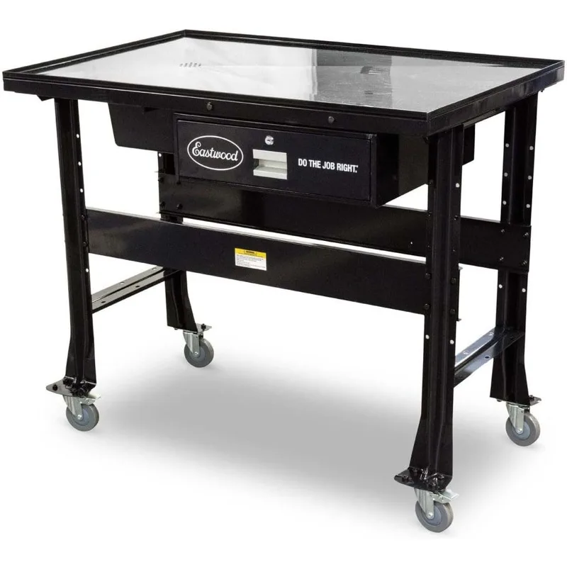 1000 lbs Capacity Heavy Duty Automotive Work Table | Workbench for Garage with Four 4