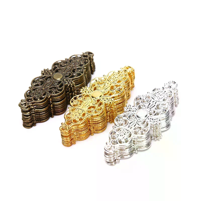 Filigree Flower Wrap Connector Crafts DIY Embellishments Findings Jewelry 20Pcs
