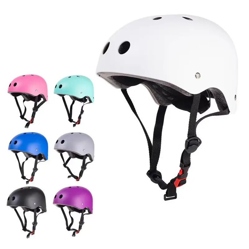 Riding Skateboard Helmet, Adult and Children's Roller Skates Balance Bike Helmet Adjustable Drift Safety Helmet