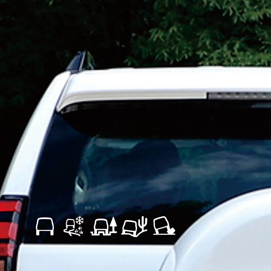 Car Hood Bonnet Decal Fender Trunk Window Terrain Response Icons Sticker For Range Rover Sport Evoque Velar Discovery Defender