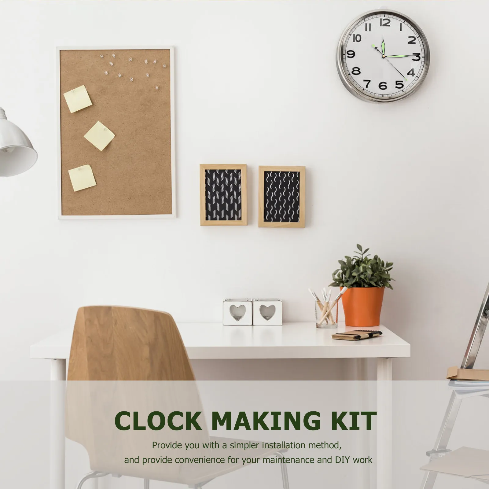 10Sets Glow Clock Hands Replacement Parts for DIY Wall Clock Repair Kit Easy Installation Accurate Time Keeping