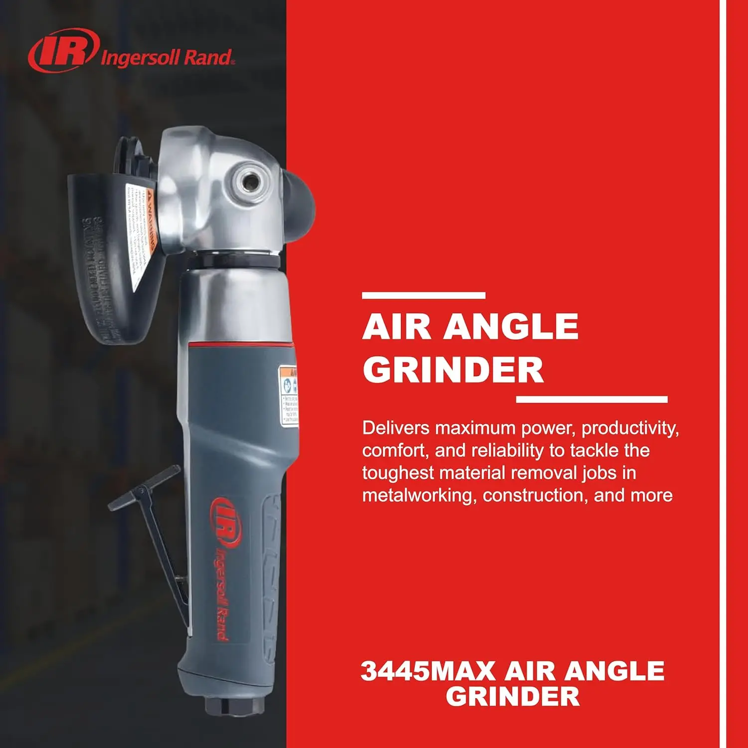 3445Max Air Angle Grinder/Cutoff Tool, 4.5