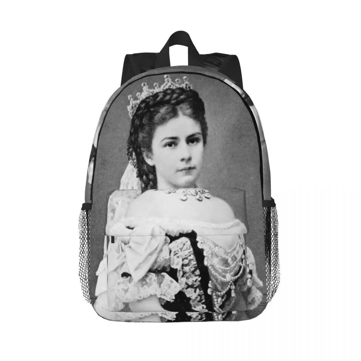 

Portrait Of Empress Elisabeth Of Austria Backpack Hot Sale Daypack Boys Girl BookBag Shoulder Bags for Men Women Kids School Bag