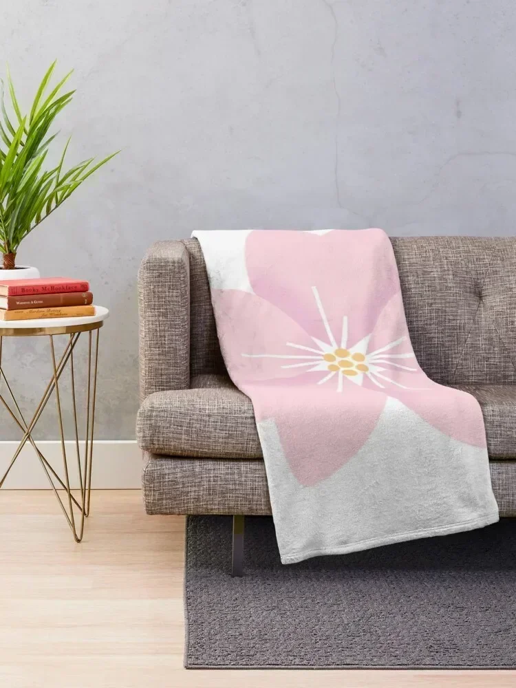 Sakura Flower Throw Blanket