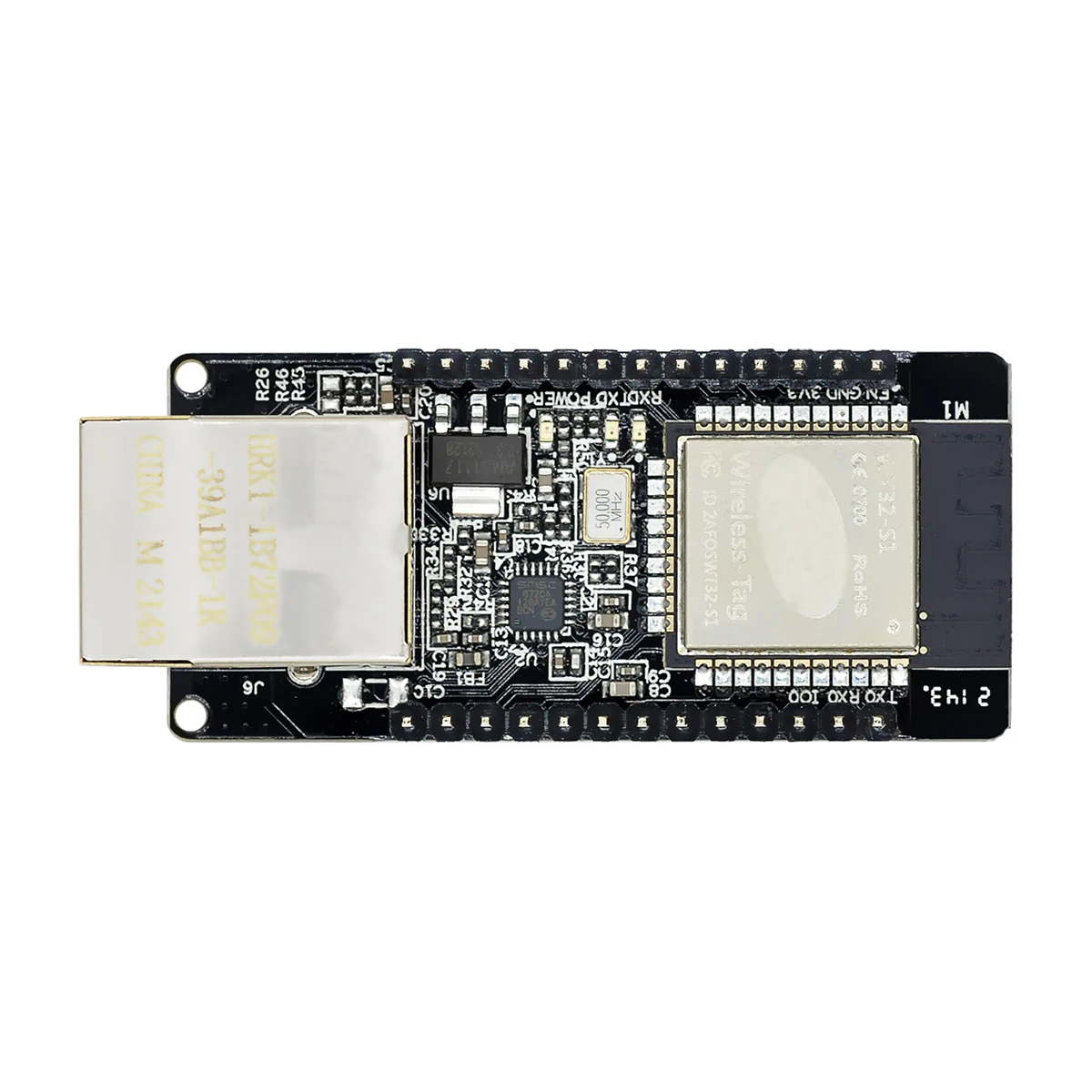 WT32-ETH01 embedded serial port to Ethernet/WiFi&Bluetooth MCU module ESP32 wireless module