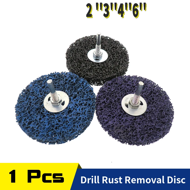 2-5 Inch Abrasive Wheel Poly Strip Disc Paint Rust Remover Coating for Angle Grinder Clean Polish Metal Motorcycle Car Wood Work