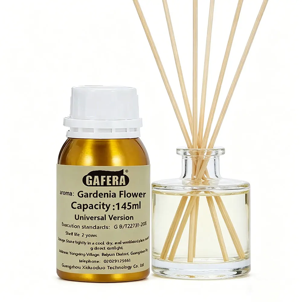 GAFERA 145ml(4.9 fl.oz) Gardenia Flower Essential Oil - For Reed Diffuser & Flameless Aromatherapy, Diffuser Replenish Aroma Oil