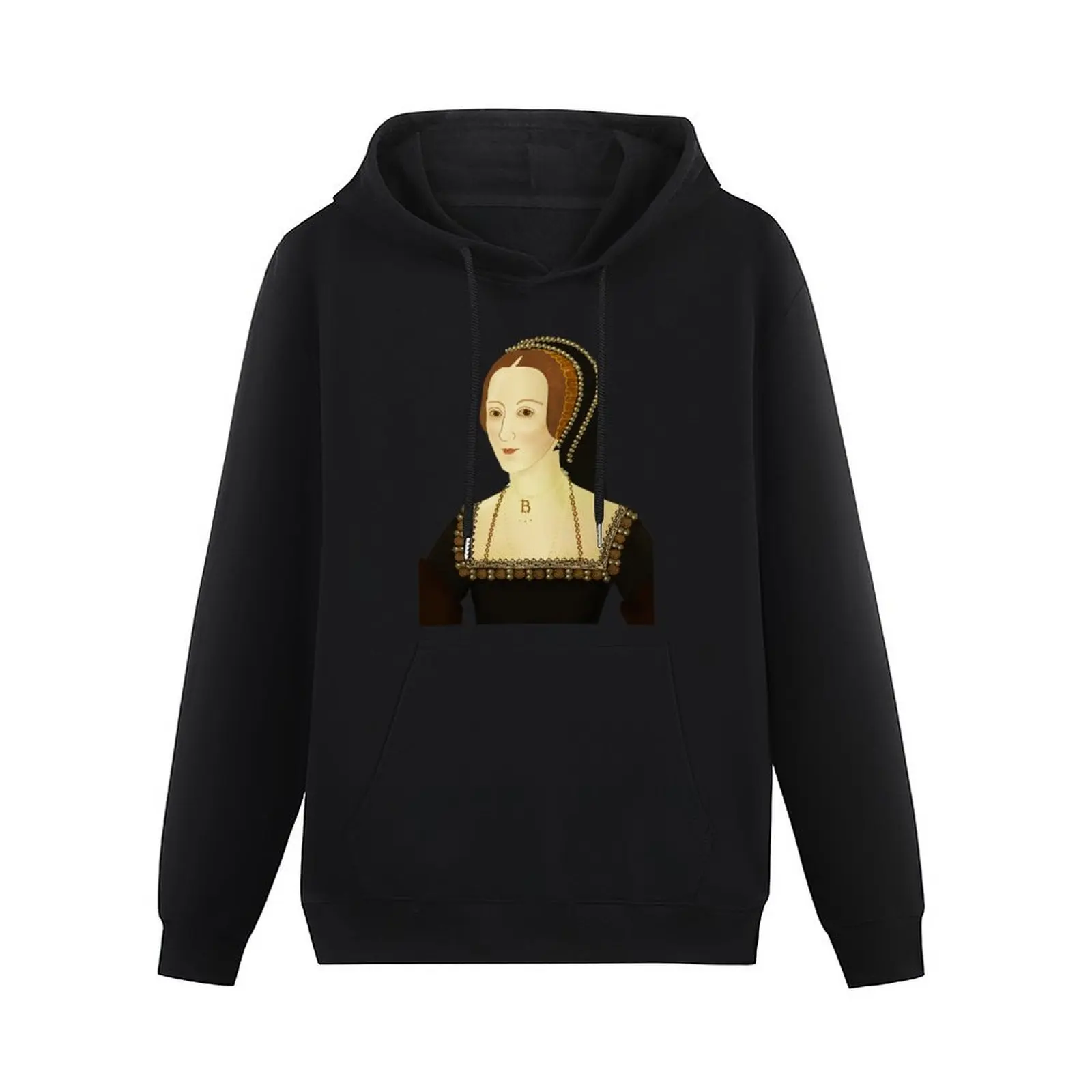 Anne Boleyn - transparent BG Pullover Hoodie japanese style autumn anime clothing men's winter sweater mens hoodies