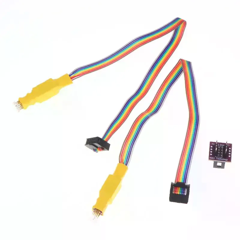 Rainbow Ribbon Cable Test Probe Kit With Stable Connection And Durable Material Perfect For Electronic DIY Circuit Debugging