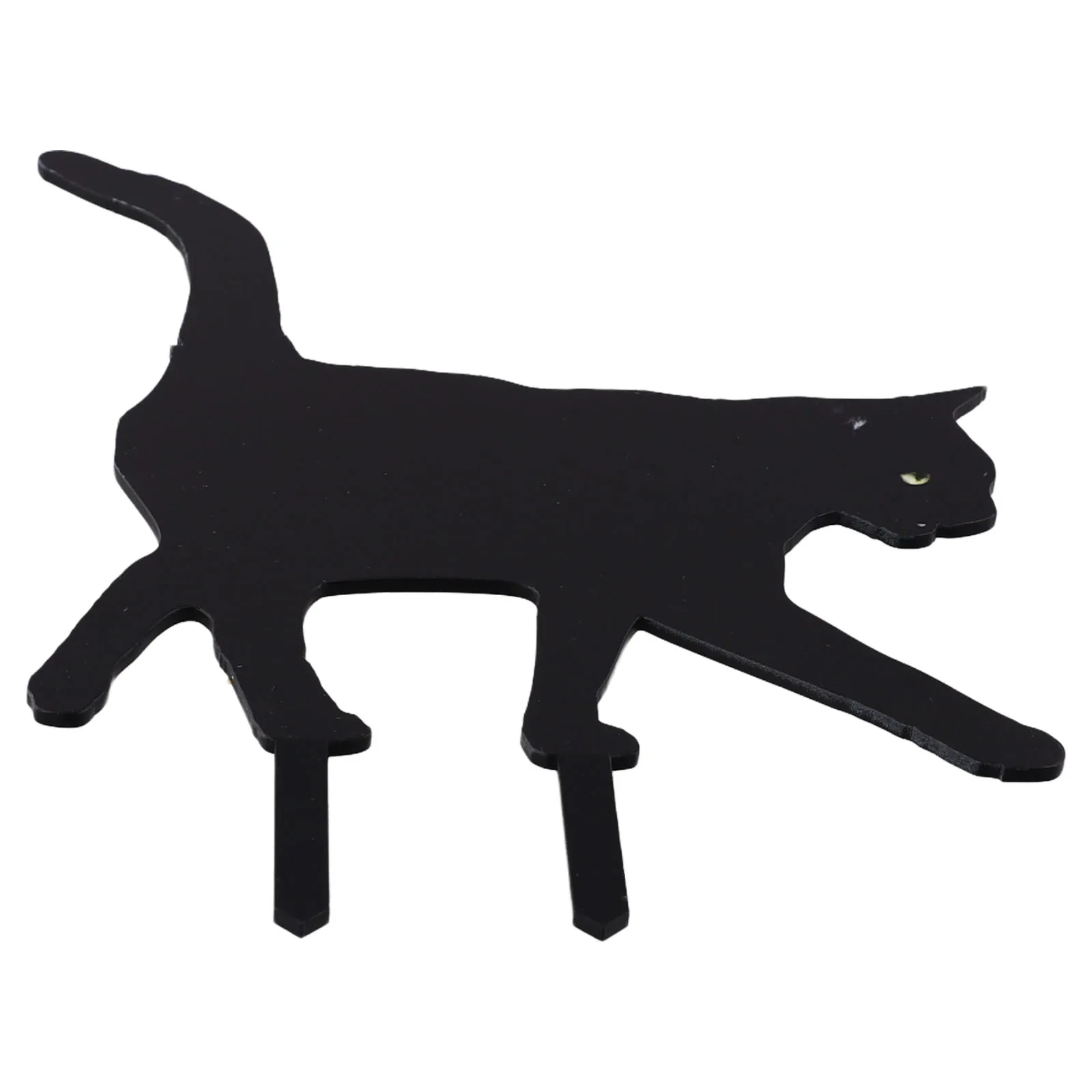 Cat Scarer Bird Deterrent Black Acrylic Outdoor Courtyard Floor Insertion Garden Control Repeller Garden Tools