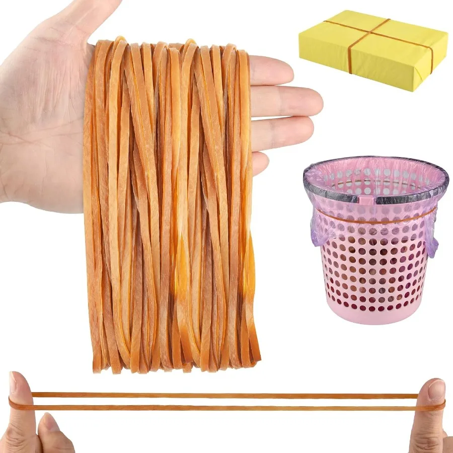 

60 шт. большие резинки для тяжелых условий эксплуатации, большая резинка для мусорного бака 8x0,16 Ih, эластичная лента для папок с файлами, школы, офиса, дома