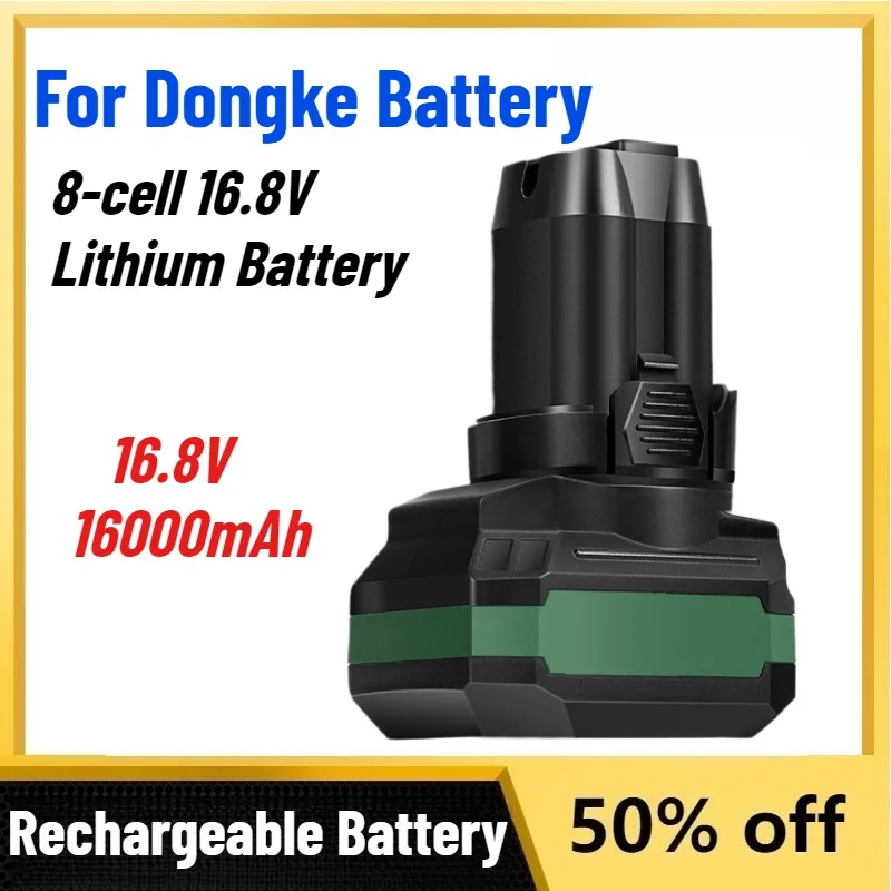 High-Quality New 16.8V 16000mAh Battery for Dongke Battery Brushless Small Steel Gun Starter Brushless Lithium Battery Starter