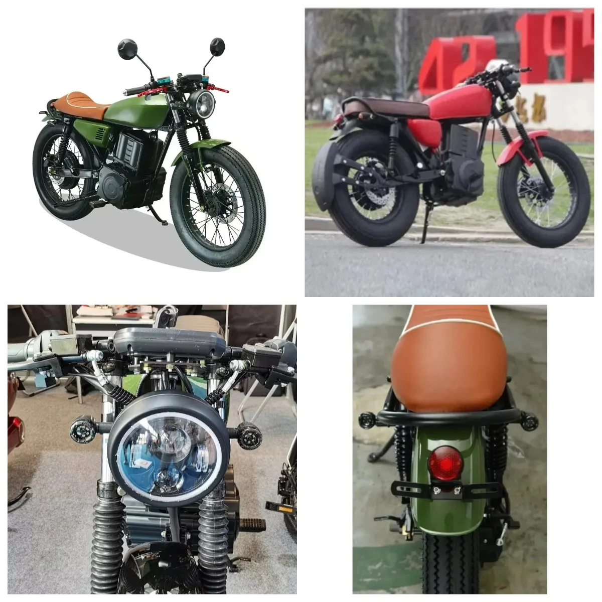 STROVAN Motorcycle2026 Newest Vintage Style Electric Motorcycle, Classic Two Wheel Scooter 1000w-3000w Extremely Competiti