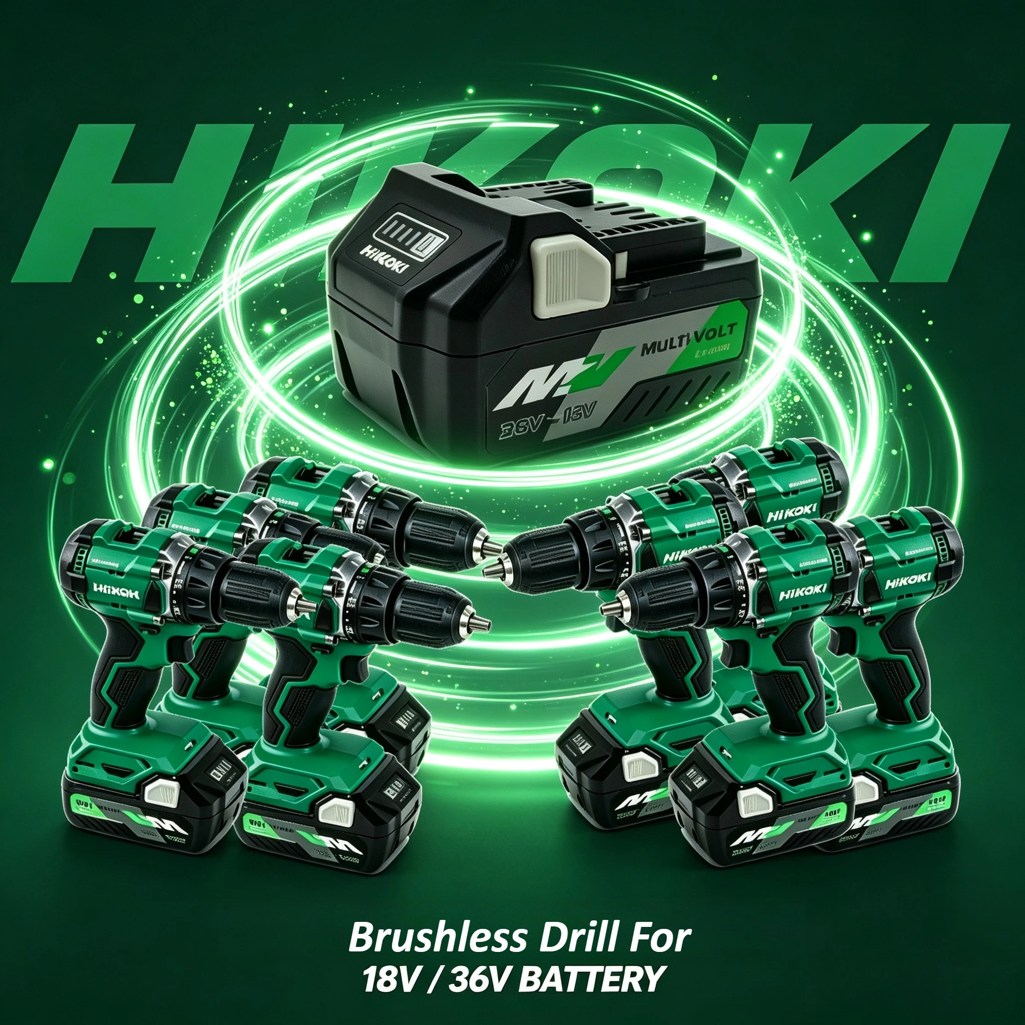 HiKOKI Genuine 5.0Ah Li‑ion Battery, steady output,reliable BMS,multi‑protection,compatible with HiKOKI brushless tools