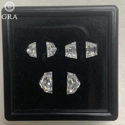 Ruif D color Moissanite Gemstone for Jewelry Side Stone Making Pass Diamond Tester