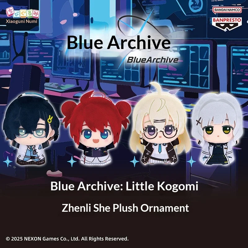 

Оригинальный аниме-продукт Bandai ‌ Плюшевая фигурка Blue Archive Ушио Ноа Хаясе Юка, 10 см, кавайная мягкая игрушка, подарок на день рождения
