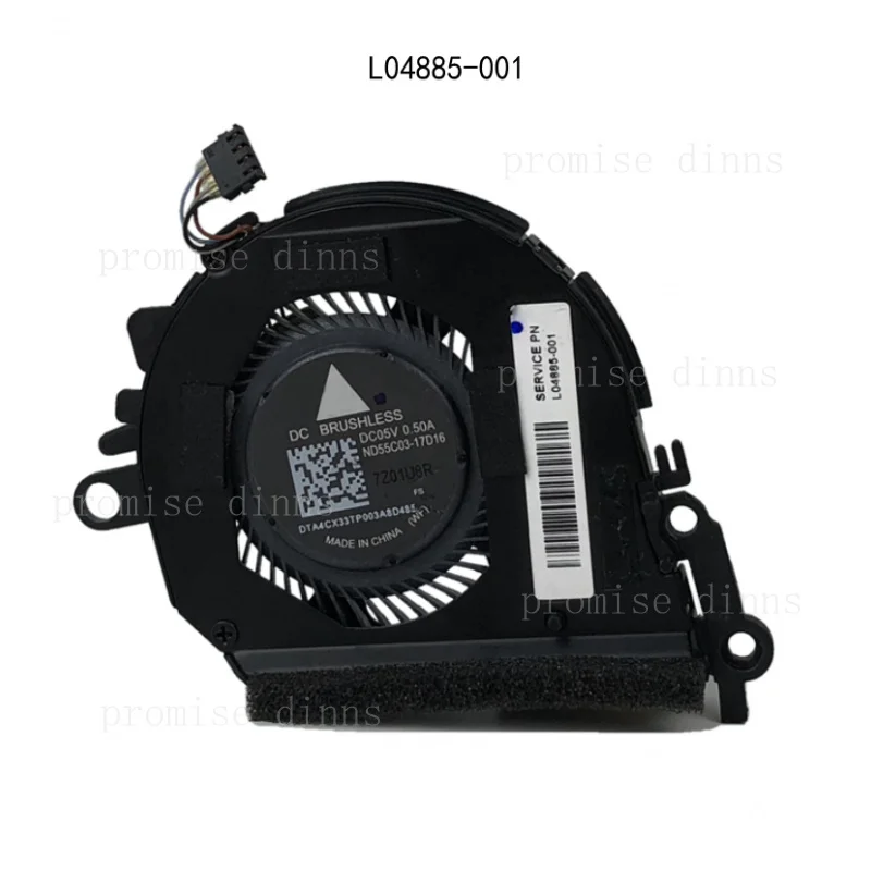 

M L04885-001 для HP Spectre X360 13-AE, вентилятор охлаждения процессора, 5 В/0,5 А, 4-контактный