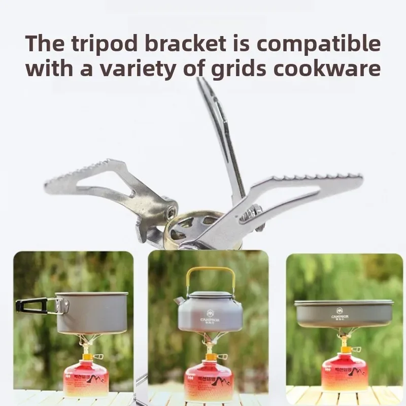

Outdoor Trip Small Stove Head Portable Folding Camping Cookware Stove Head Travel Lightweight Stoves Equipment Accessories